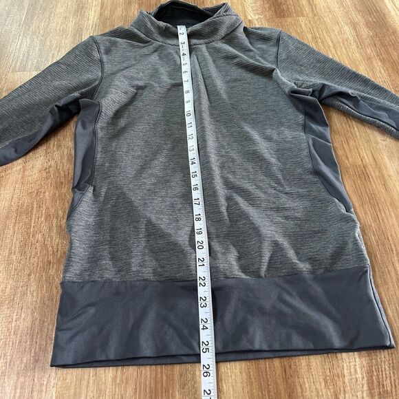 Brooks Grey Cowl Neck Running Sweatshirt Pullover Long Sleeve Women's Size Small - Picture 5 of 5